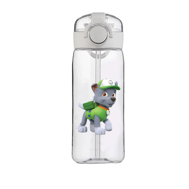 PAW Patrol Chase Cup Clear Brand High Quality Water Bottle Outdoor Sport Leak Proof Plastic School Water Bottle for Kids 400ML 6