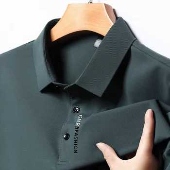 2026 Men's  Short Sleeve Polo Shirt with Letter Print Casual Business Daily Top