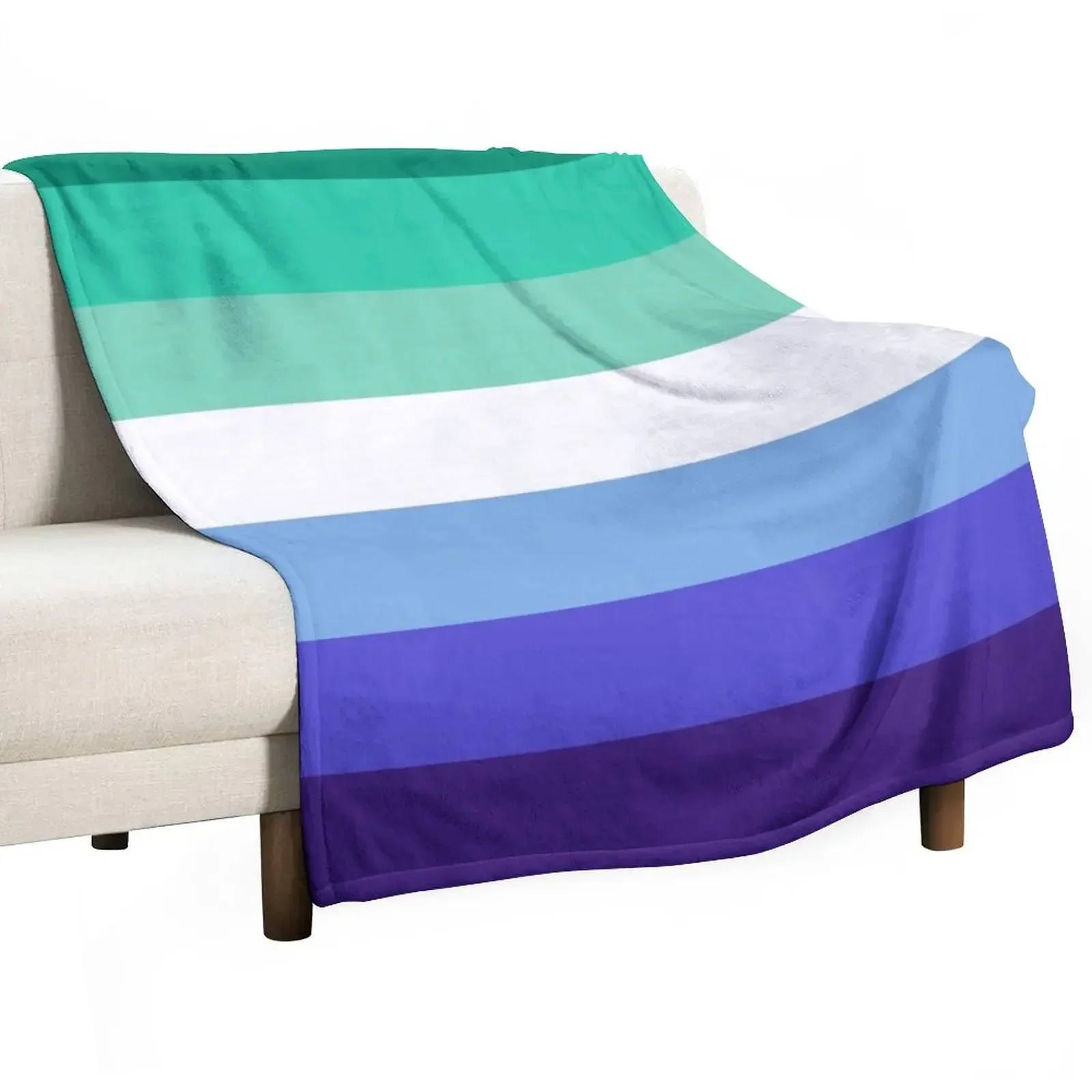 

MLM Gay Pride Flag Throw Blanket Warm Plush Blankets
