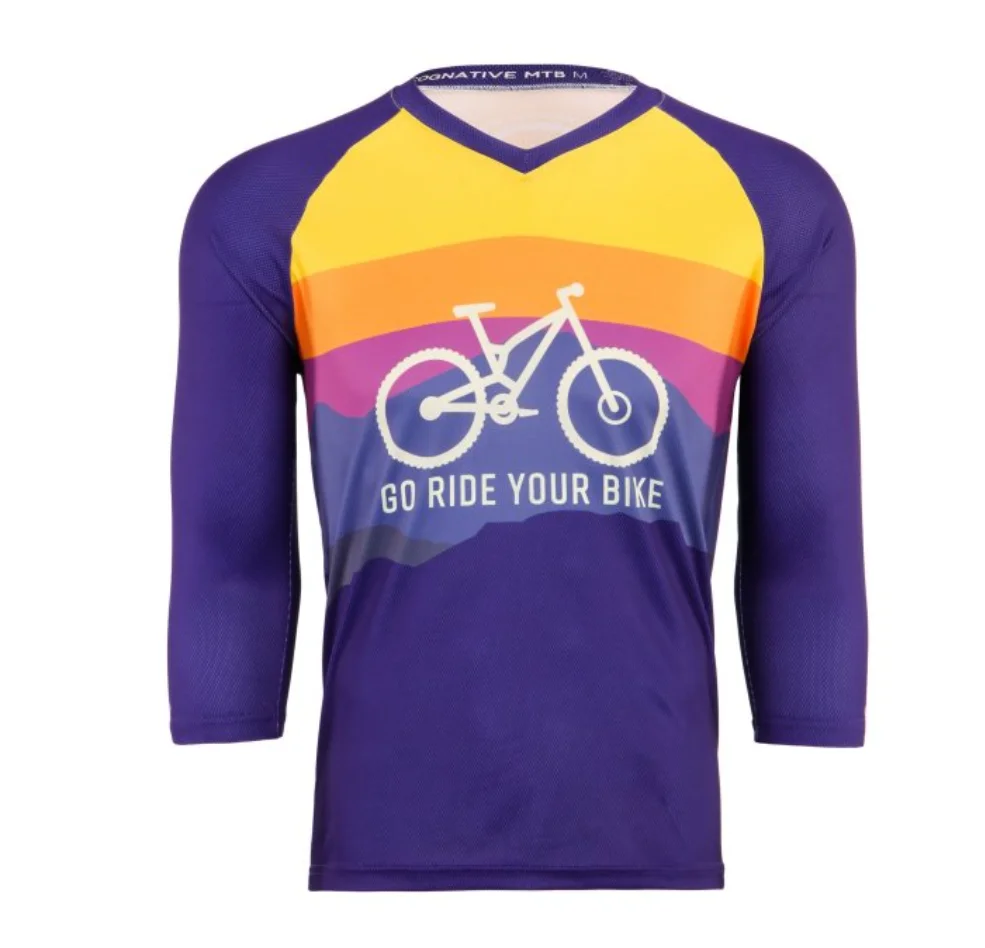 

2023 Motorcycle Mountain Bike Downhill Jersey Motocross Men MTB T-shirt Offroad Bicycle Shirt Maillot Ropa Ciclismo