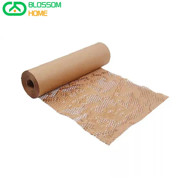 Honeycomb Cushioning Packing Paper, Brown Wrapping Paper Roll for Packing -  AliExpress