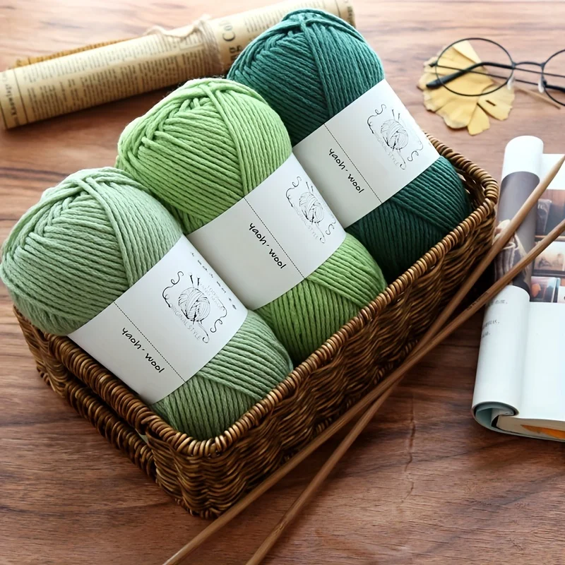 1Pc 100g Crocheting 100% Acrylic Yarn For hand knitting Crochet  yarn to knit DIY Line handmke threads 200M 7874inch 2