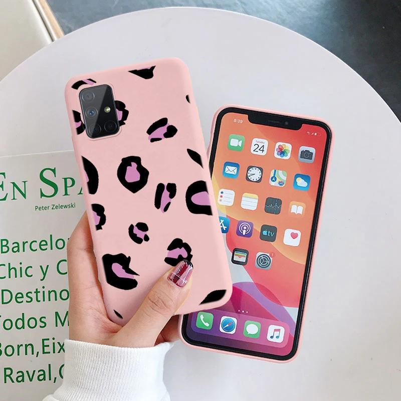 Leopard Print Soft Silicone Protective Phone Case - Stylish Back Cover