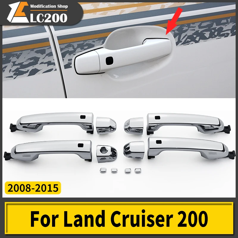도요타 랜드 크루저 200 2008-2015 2014 2013 용 외부 핸들 교체 부품 LC200 FJ200, 업그레이드 된 수정 액세서리