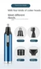 Portable 4 in 1 Multifunctional Nose Hair Trimmer Body Hair Clipper Eyebrow Trimmer Shaving Machine for Man Razor Waterproof 6