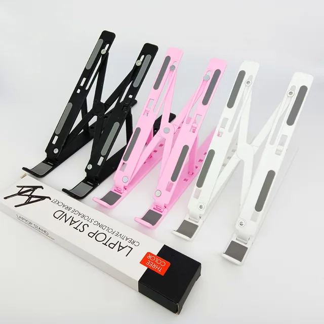 Nouveau support pour ordinateur portable N3 pliable vertical en plastique portable dissipation thermique support de table élévatrice 1