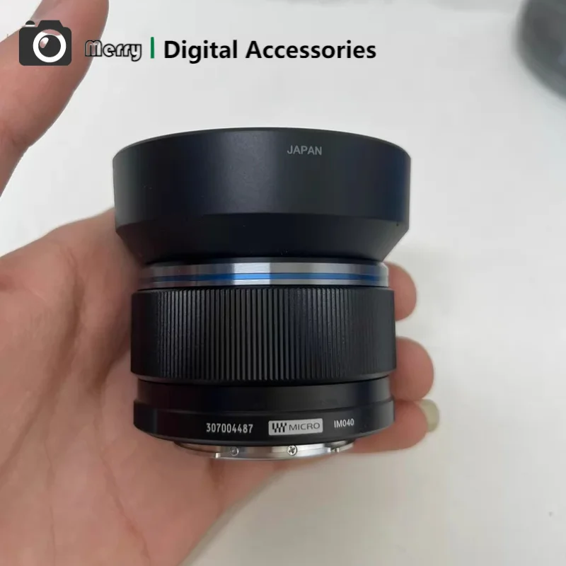 OM 시스템 M.Zuiko 25mm F1.8 II 표준 프라임 렌즈 (M4/3 카메라용) 98% 새 상품, , 고화질, 경량 디자인