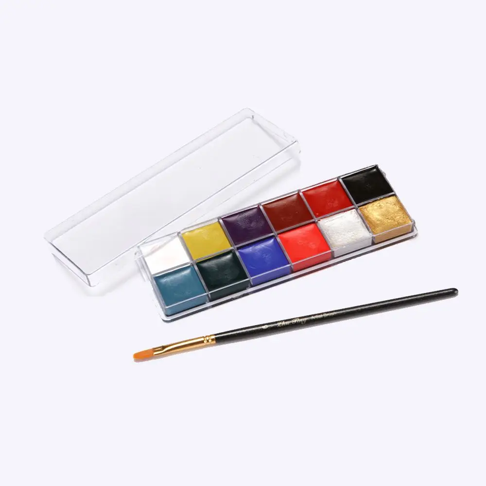 12 Color/set New Face Makeup Painting Pigment Eye Liner Oil Painting Art Face Painting Body Paint - 5
