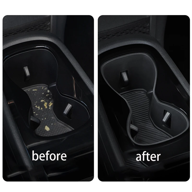 Porte-gobelet Pour VW ID.3 & Cupra Born - Organisateur De Console Central En ABS Antidérapant