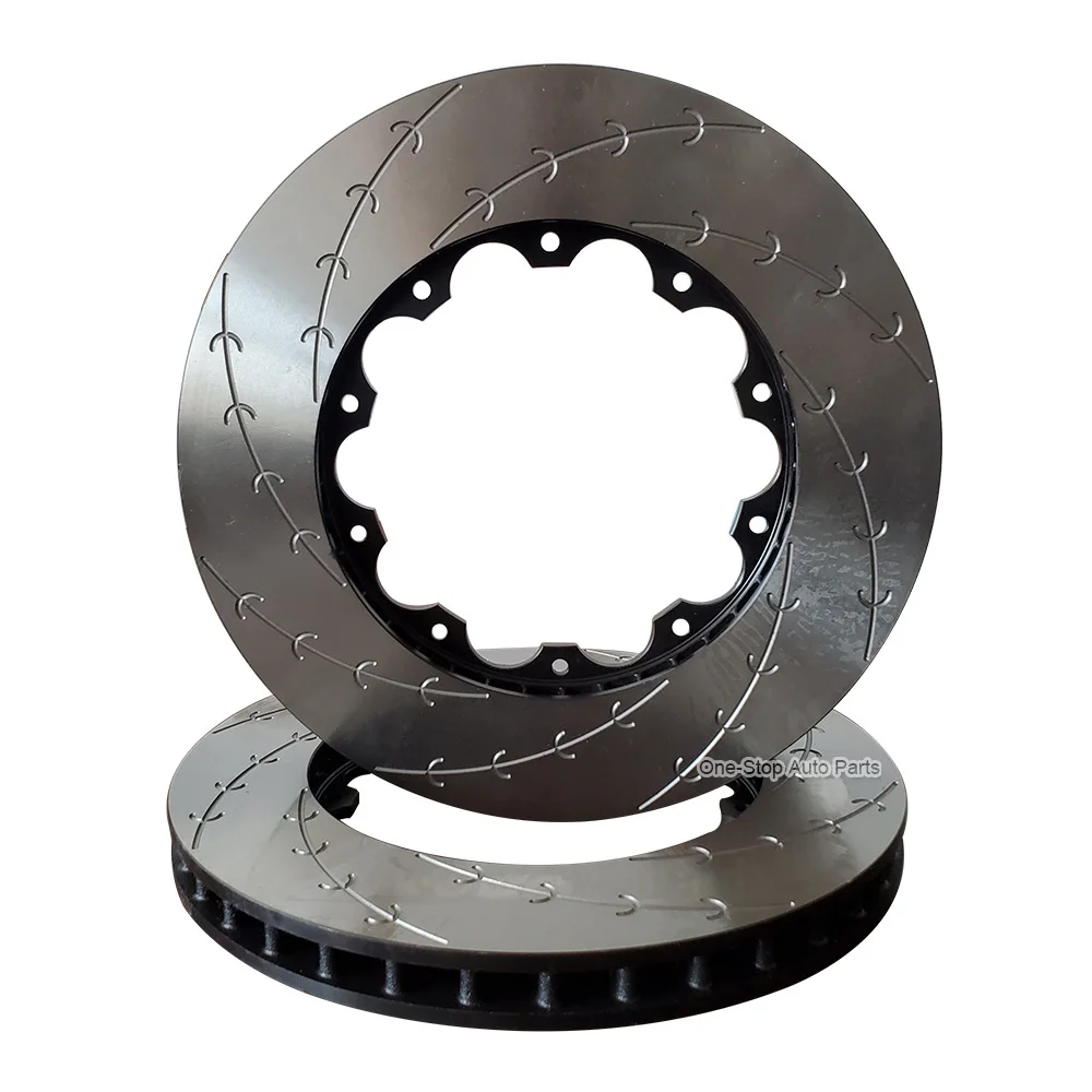 High Carbon Alloy Brake Rotor Ring Sports Car Slotted Safety Front Rear Brake Disc For Nissan GTR R35 380MM 390MM