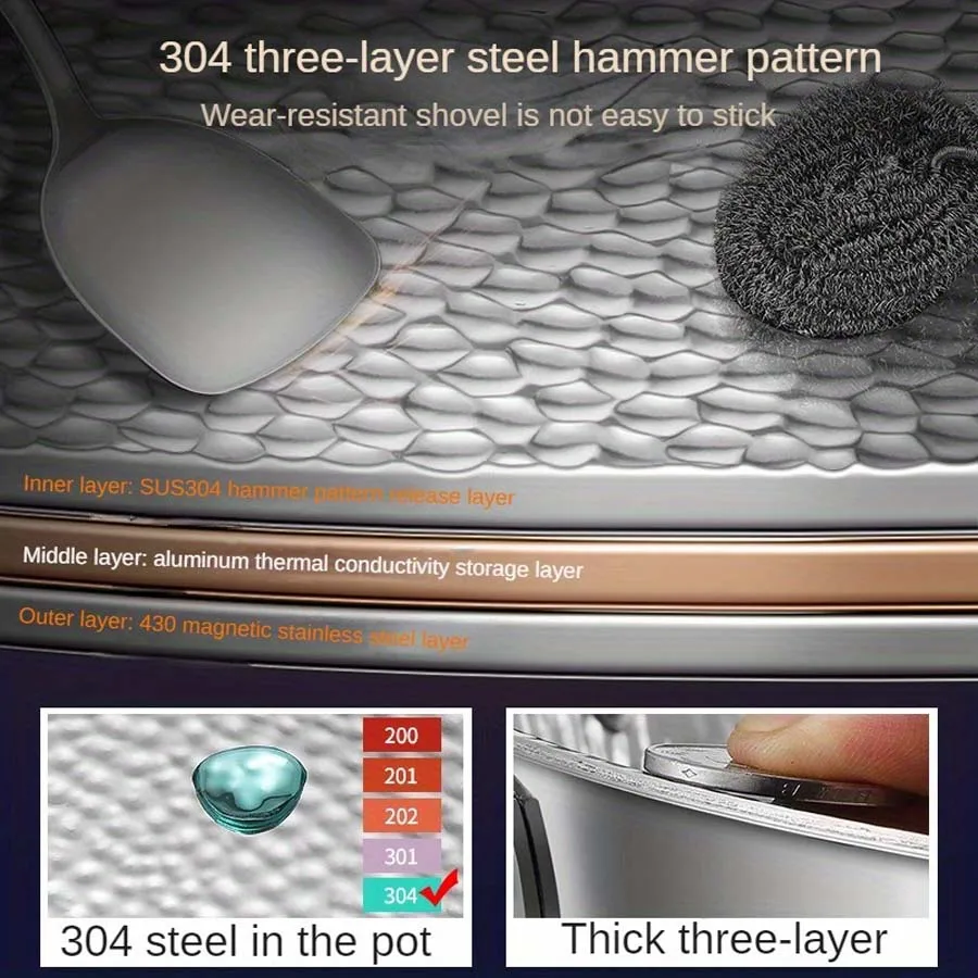 Titanium Round Bottom Wok 3