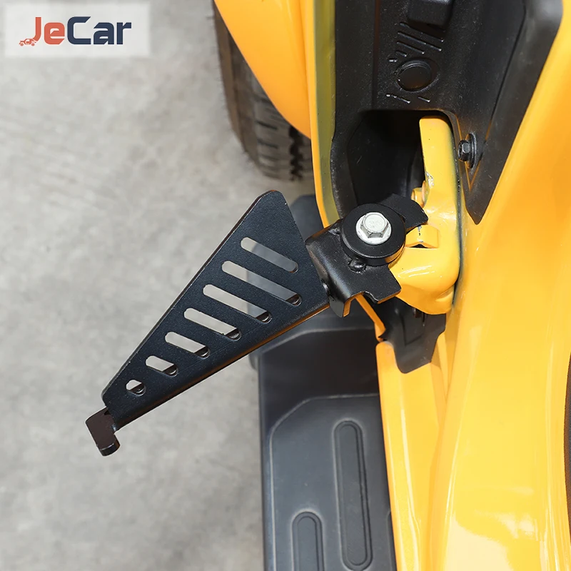 JeCar – charnière de porte arrière de voiture en fer, pédale d'escalade  pour Ford Bronco 2021 up, accessoires extérieurs - AliExpress