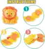 Cartoon 3D Animal Play Dough Molds DIY Creation Tools For Kids Toddlers Various Animal Molds Rolling Pins Clay Dough Accessories 6