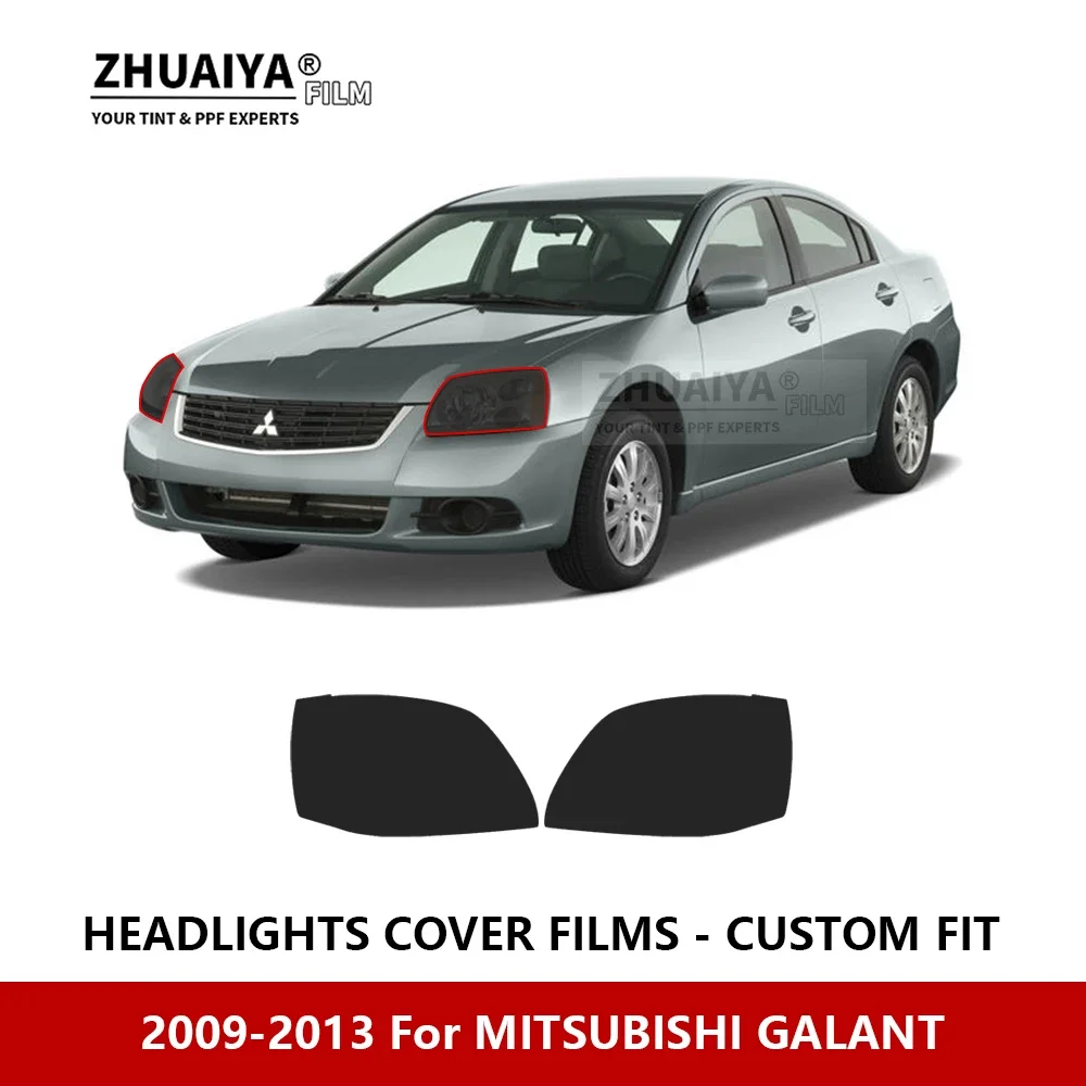 

Для MITSUBISHI GAL ANT 2009-2013 Автомобильная внешняя фара с защитой от царапин PPF предварительно отрезанная Защитная пленка для ремонта Пленка Наклейки Аксессуары