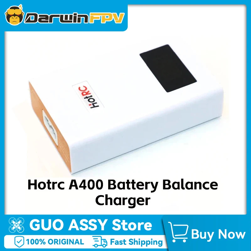 Hotrc A400 Digital 3S 4S 3000mah RC Lipo Battery Balance Charger with LED Screen For RC Quadcopter Drone
