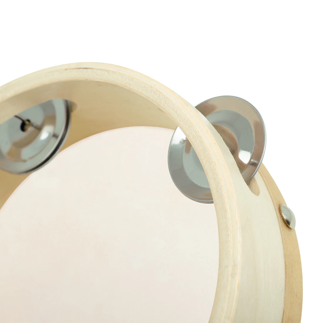 3 Pcs Orff 6/8/10 Inch Wooden Bell Drum Tambourine Percussion Instrument Orff Hand Instruments Children's Music Enlightenment