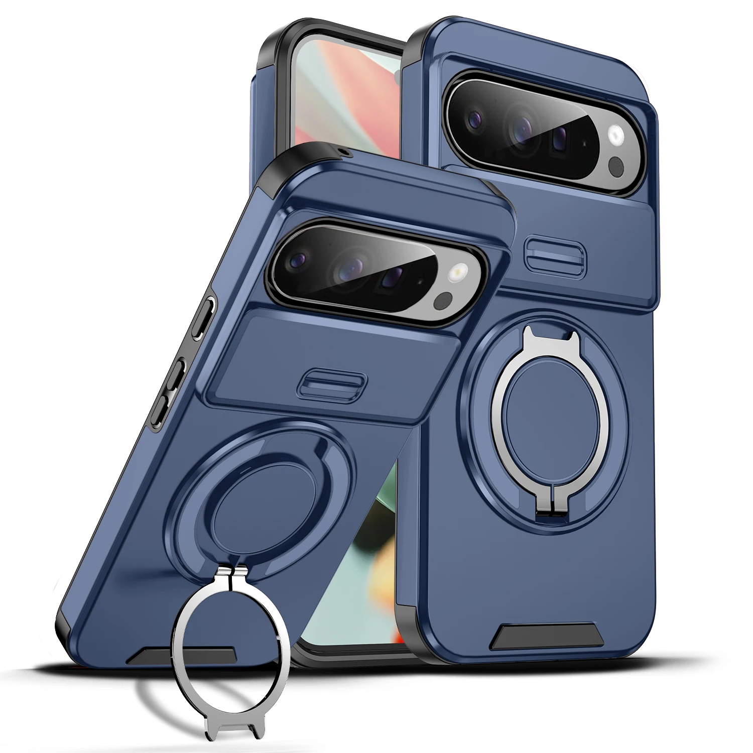 Magnetic Bracket Sliding Window Anti-Fall Phone Case