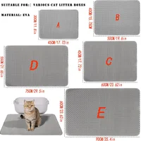 Cat Litter Mat Large Size Waterproof Pet Toilet Cat Litter Trapping Mat Non Slip Double Layer Cats Litter Box Pad Pet Product 2