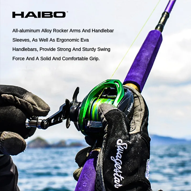 HAIBO VENOM Anti-saltwater Fishing Reel Deep Sea Iron Plate