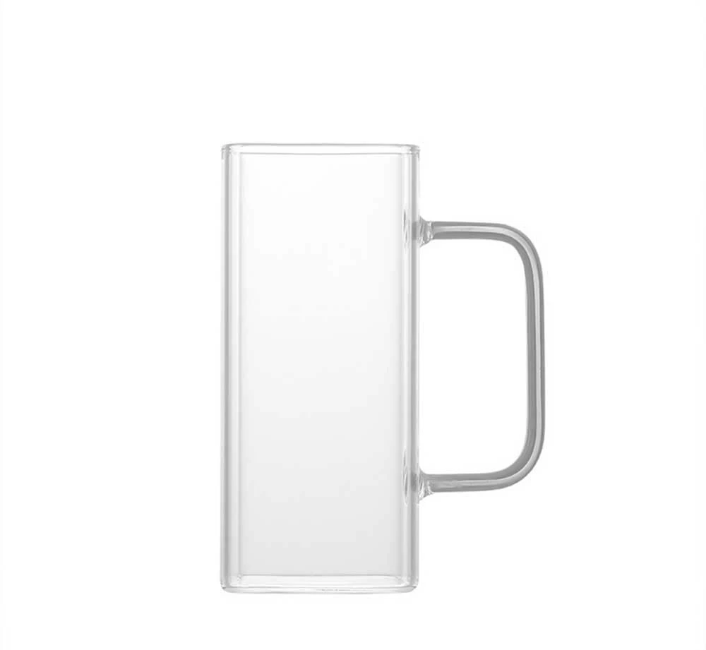 Unbreakable Coffee Mug, 400ml/13oz Glass Mug, Borosilicate Glass Coffee Mug  with Lid and Spoon, Tea Mug with Free Coaster, Perfect for Latte,  Americano, Milk - China Glassware and Coffee Mug price