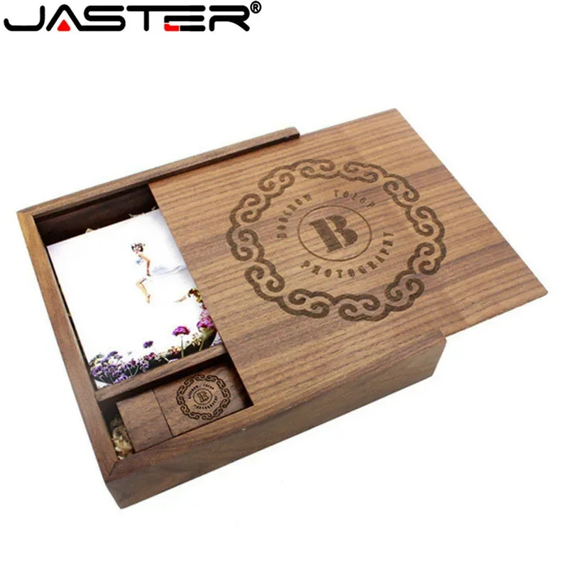 Jaster-álbum de Fotos Exclusivo com Caixa Usb Flash Drive 8gb 16gb 32gb 64gb 170x170x35 mm pc Logótipo Gratuito - Imagem 5