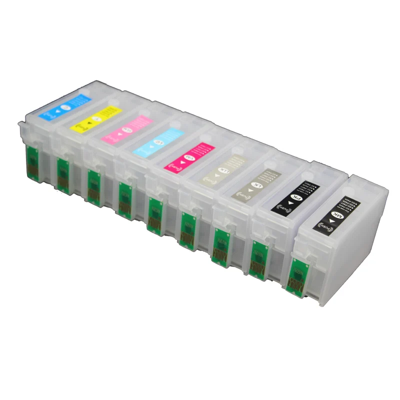 1set empty Refillable ink cartridges compatible for Epson P600 with ARC Chip surecolor SC-P600 T7601-T7609 for Ink Cartridge Inkjet Ink Cartridge