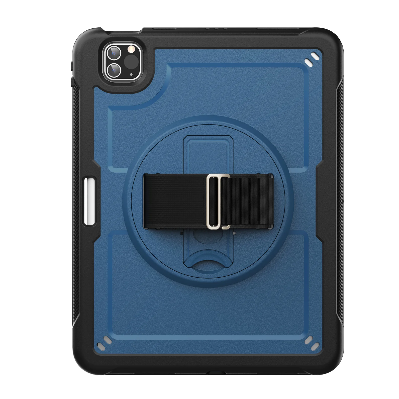 Universal 360° Rotating Tablet Stand Case with Hand Strap and Adjustable Viewing Angles