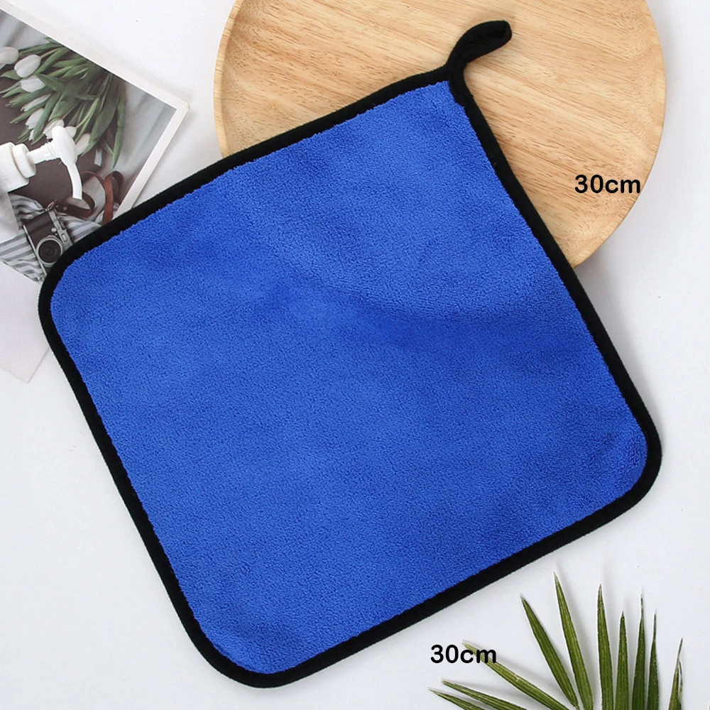 10/5/3/1pcs Thicken Microfiber Car Cleaning Towels Soft Quick Drying  Windows Mirrors Wiping Rags Home Double Layer Clean Cloths