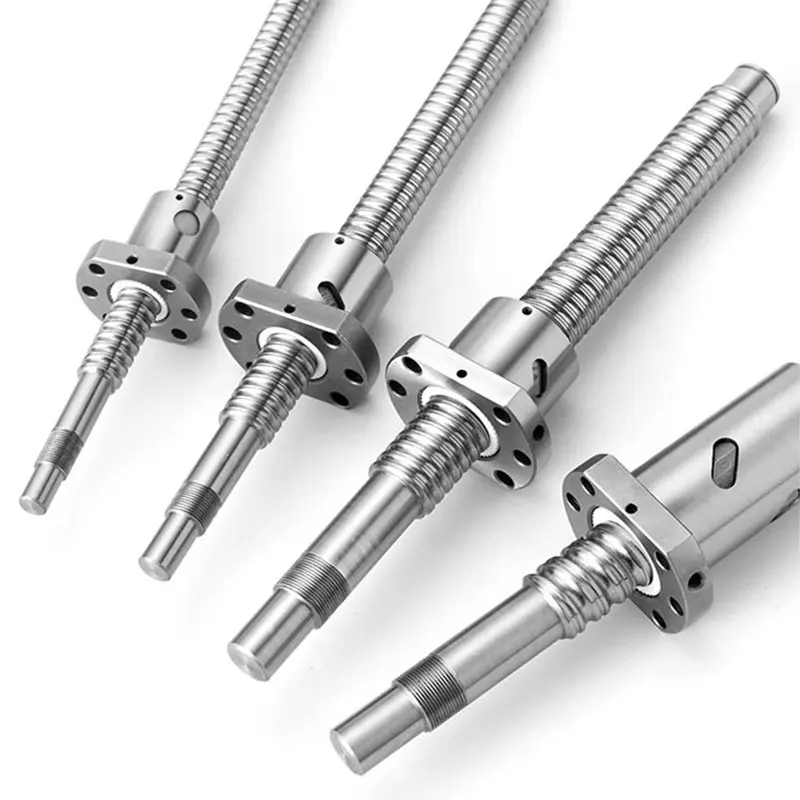 Parafuso de Esfera da Impressora 3d c5 Ballscrew Sfu2505 2510 3205 Fim Personalizado Usinado Peças Cnc com Porca Bearin Modo bk bf Uso para Impressora 3d