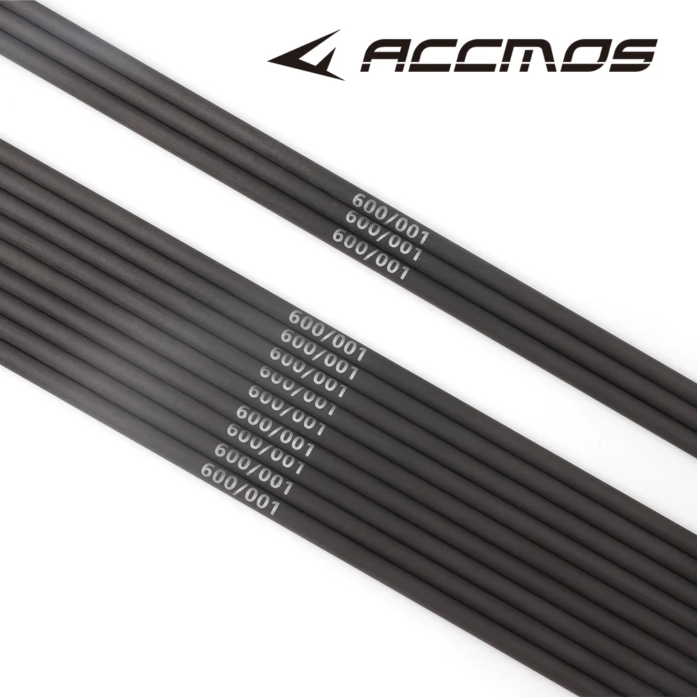 6/12/18pcs +-0.001 Archery DIY arrow shaft id4.2mm Spine 350 400 500 600 700 800 900 1000 32inch arrow tube of pure carbon. carbon arrow shafts