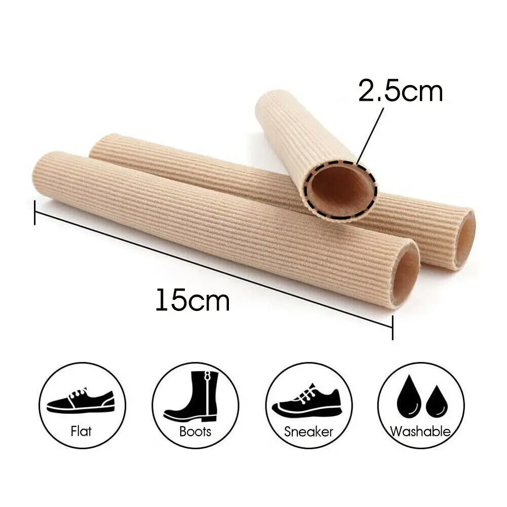 1Pcs Silicone Cover Cut Fabric Toe Separator Spacer Tube Sleeve Caps Valgus Corrector Hammer Protector Finger Foot Care Pedicure images - 6