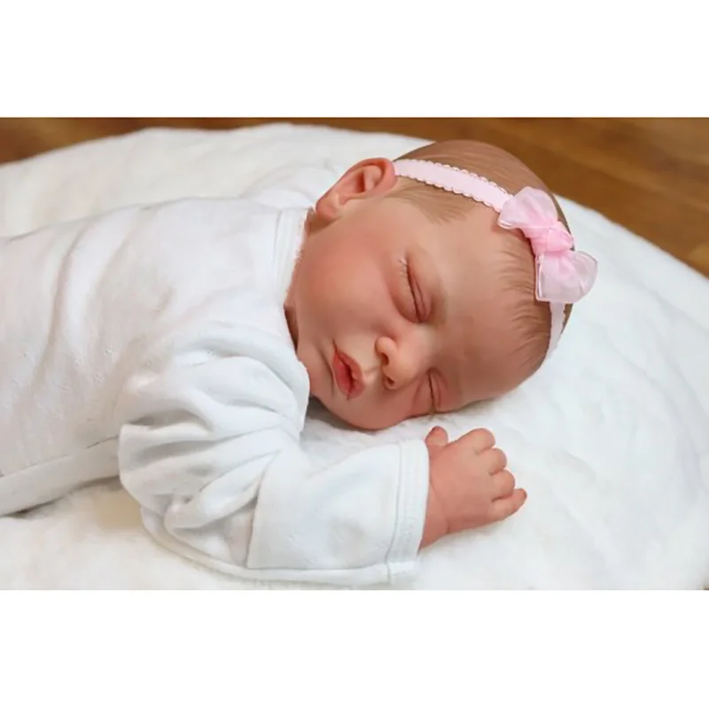 

50cm Already Finished Reborn Baby Romy Baby Doll Handmade Painted Hair Reborns Gift Toy