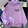 Six The Musical Letter Print Sweatshirts 2023 Woman Round Neck Long Sleeve Fashion Pullover Tops Vintage Casual Lady Sweatshirt 3