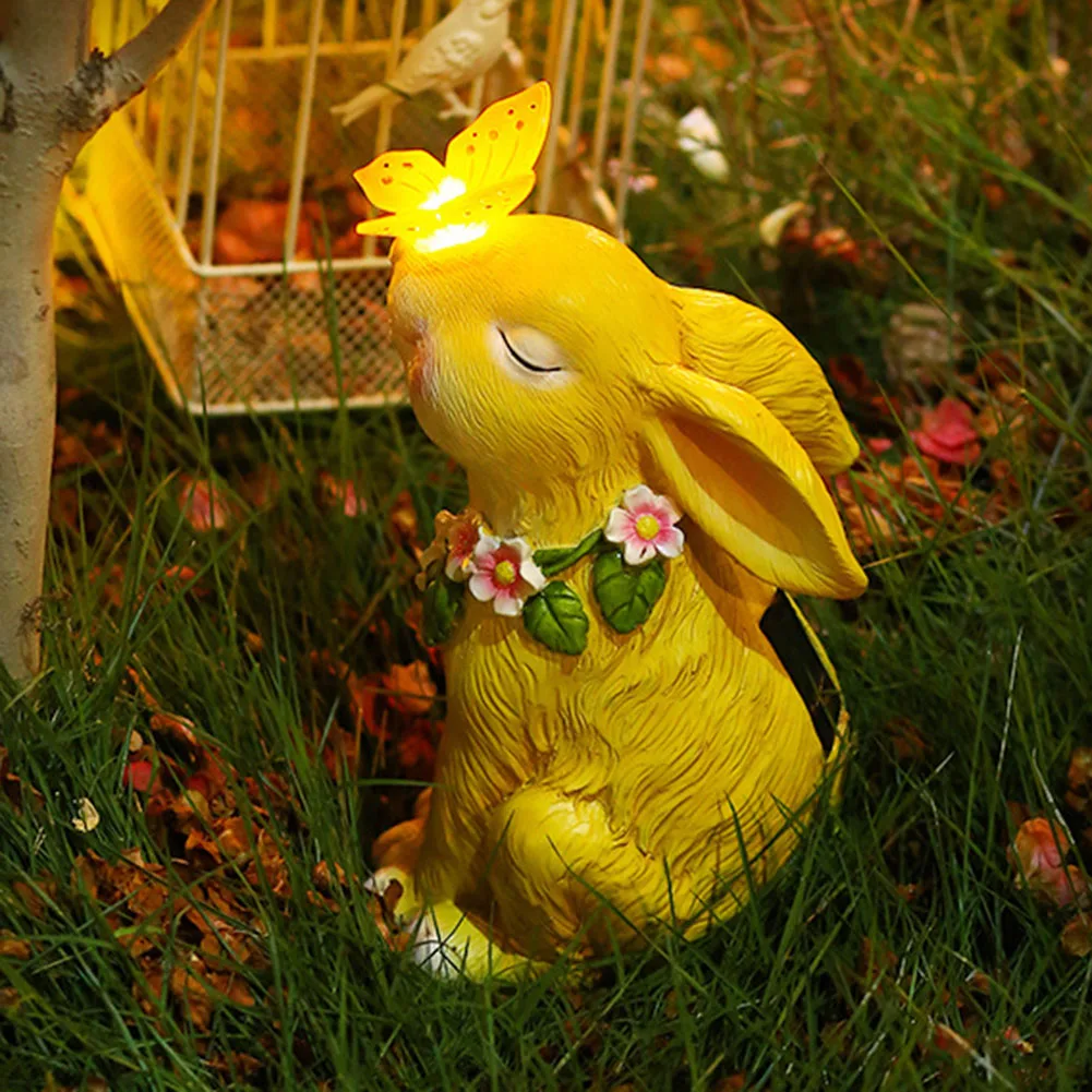 Figura Solar De Conejo Bailarín Que Se Tambalea, Decoración De Coche Y Oficina, Regalo Creativo Para Pascua Y Amantes De Los Animales