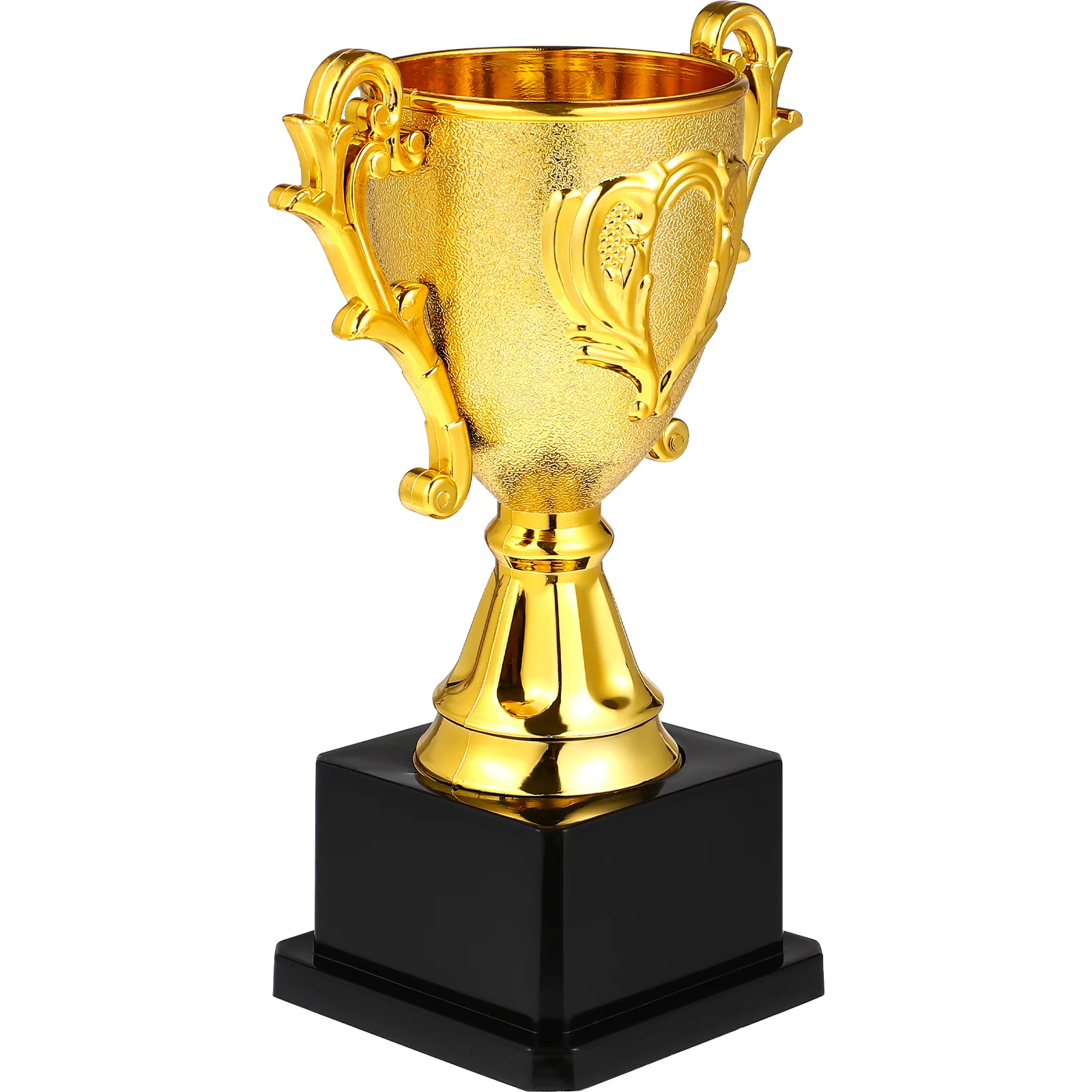 

Mini Golden Award Trophy Plastic Reward Prizes Toys With Base For Kindergarten School Sports Study Competitions Winner