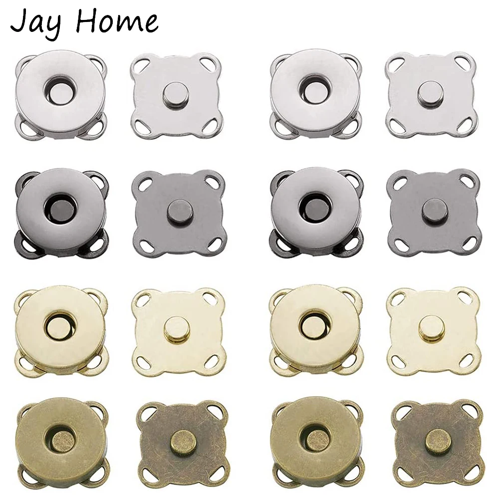 5/1 Set Magnetic Snaps Button Magnet Button Closure Fastener Snap Buttons  Sewing for DIY Purses Bags Clothes Handbags - AliExpress