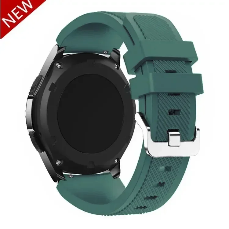 Premium Silicone Smartwatch Band – 20mm/22mm Adjustable Strap