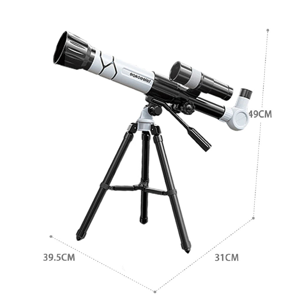 Telescopio astronómico profesional de gran aumento para niños, experimento  Monocular de ciencia, observación de estrellas