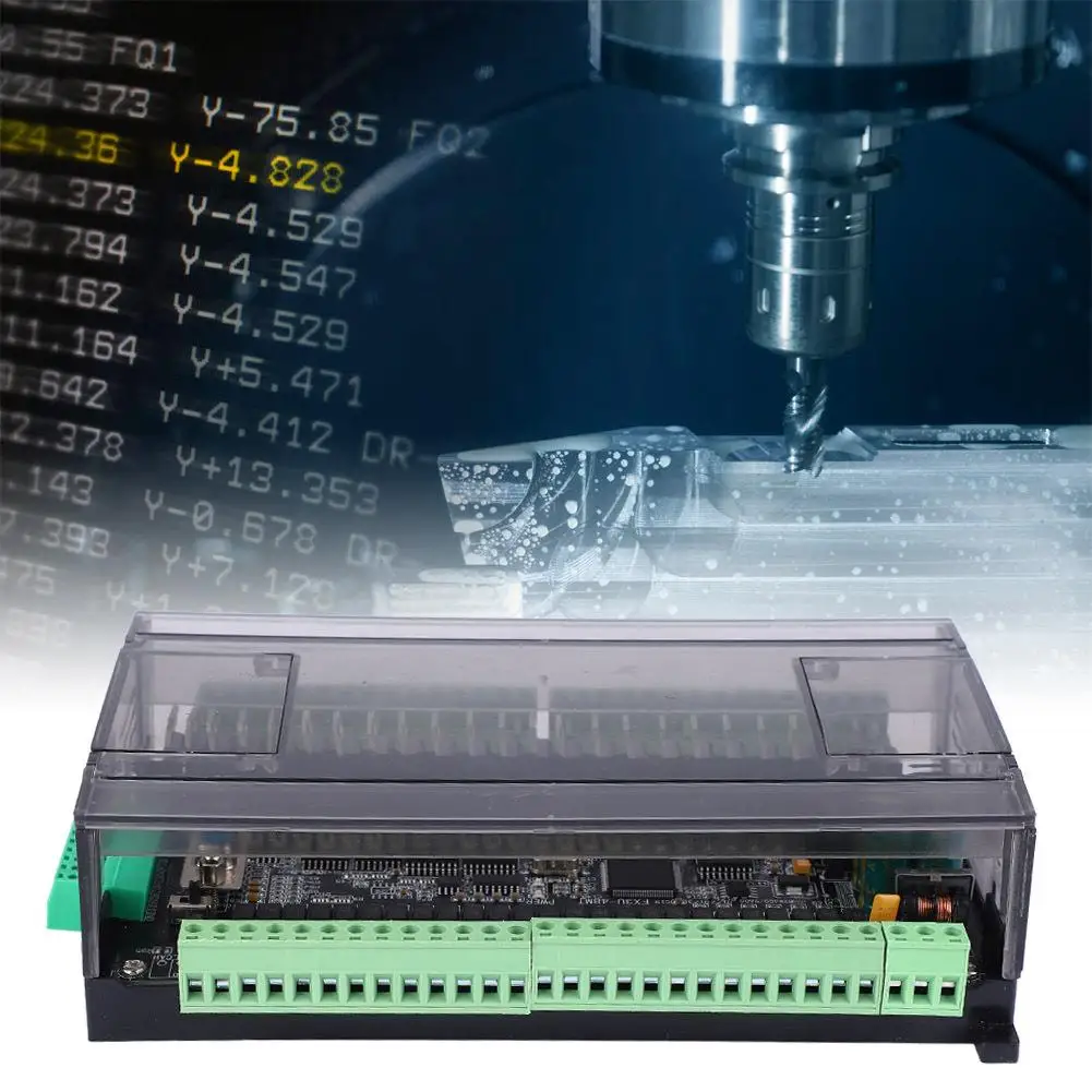 FX3U 48MT DC Motor Speed Controller-24V 1A Industrial Control Board with High-Speed Counting & 24 Inputs/Outputs