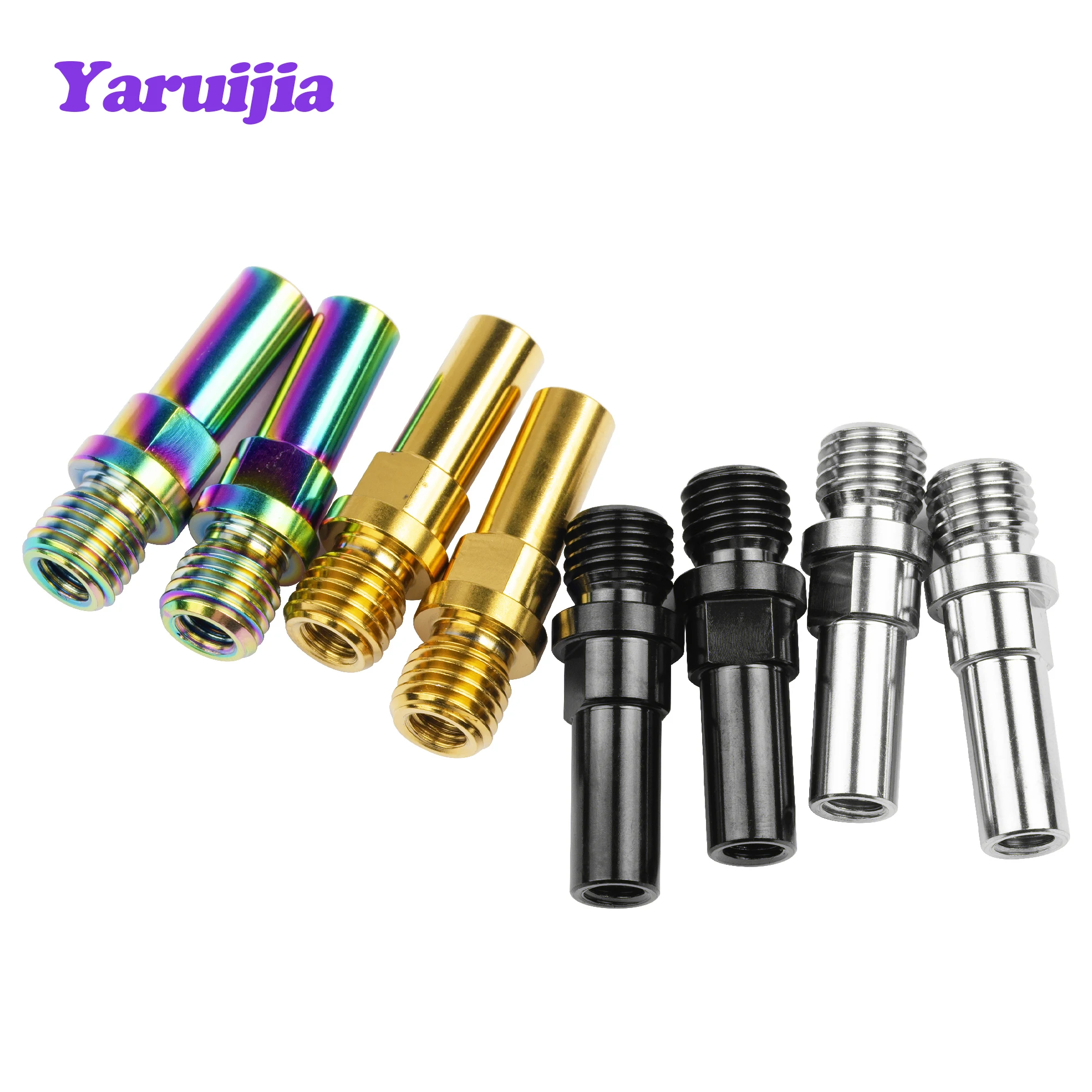 pós m8 m10 passo 1.25mm titânio mtb
