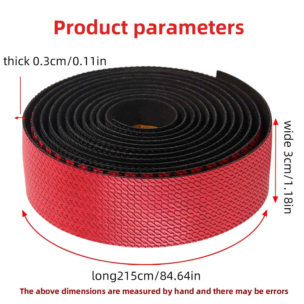 Bike Handlebar Tape PU EVA Cycling Grips Strap Anti-slip Shock-absorbing Comfort With End Plug Bike Accessories