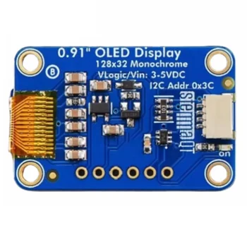 Modulo display OLED CABE-QT/QWIIC Modulo fai da te schermo LCD monocromatico I2C-STEMMA da 0,91 pollici 128X32