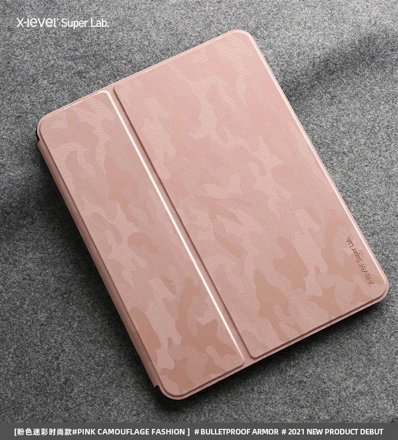 

Camouflage Tablet Case with Pen Slot For iPad mini 6 Air 4 5 Flip Smart Cover For iPad Pro 11 12.9 inch iPad 7 8 9 Sleep Mode