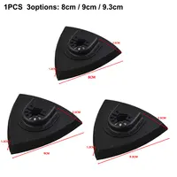 1 Pc Triangular Oscillating Sanding Pad 80/90/93mm Quick Release For Power Tools Accessories Renovator Woodworking Parts 2