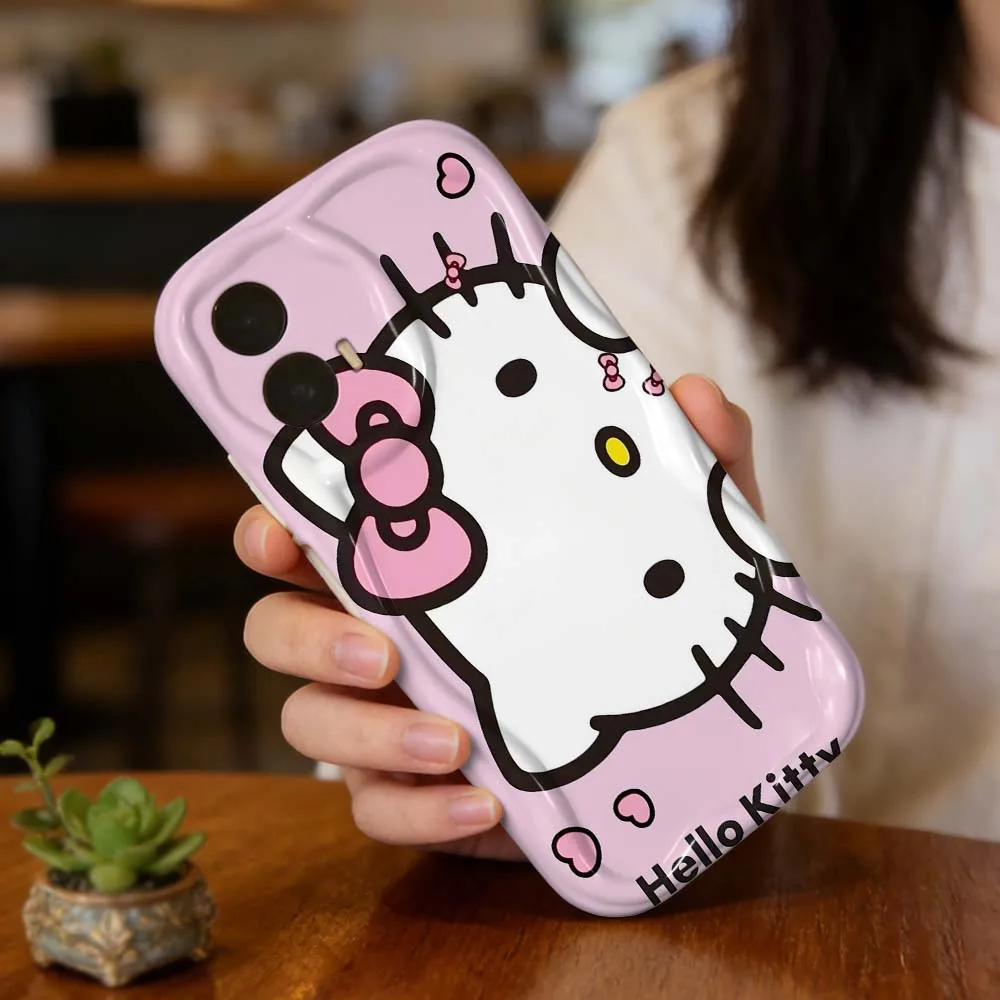 Creative Cat Bow Art Phone Case Cover