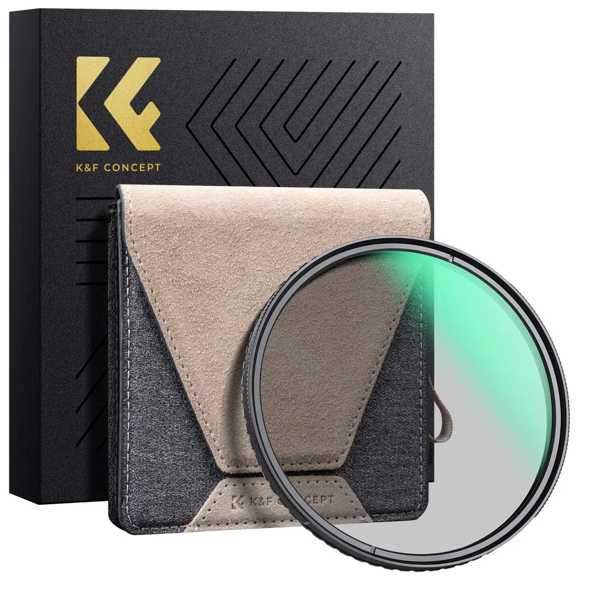 

K&F Concept 77mm Brass Frame CPL Filter 67mm 82mm Circular Polarizer Green Coating Filter NANO-X Pro Series 72mm 95mm