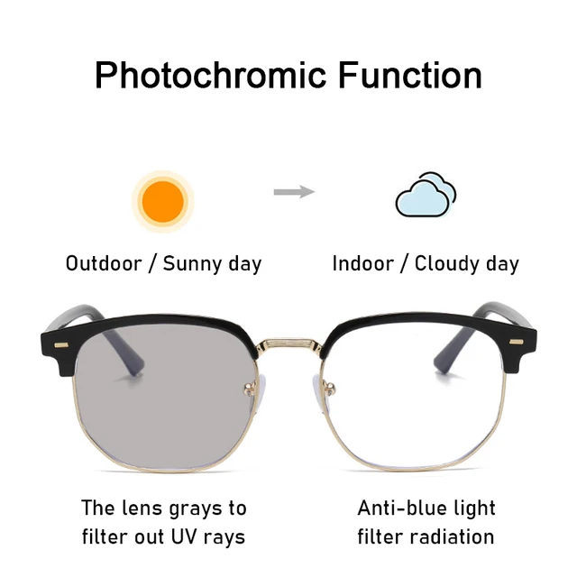 포토크로믹 안티블루 라이트 안경