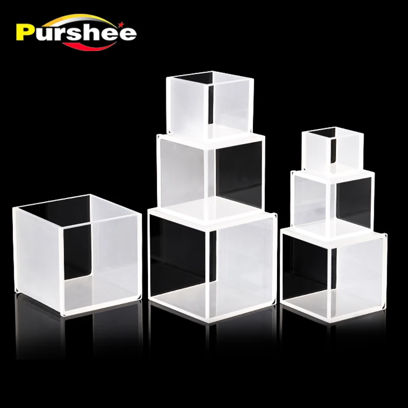 

Кварцевая реакционная ячейка/кварцевый колориметрический резервуар реакции/двухсторонняя фотография