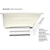 K-1162-S1-0 Sunward ExoCrylic Drop-In Whirlpool with End Drain, White, 60 x 42-Inch 4