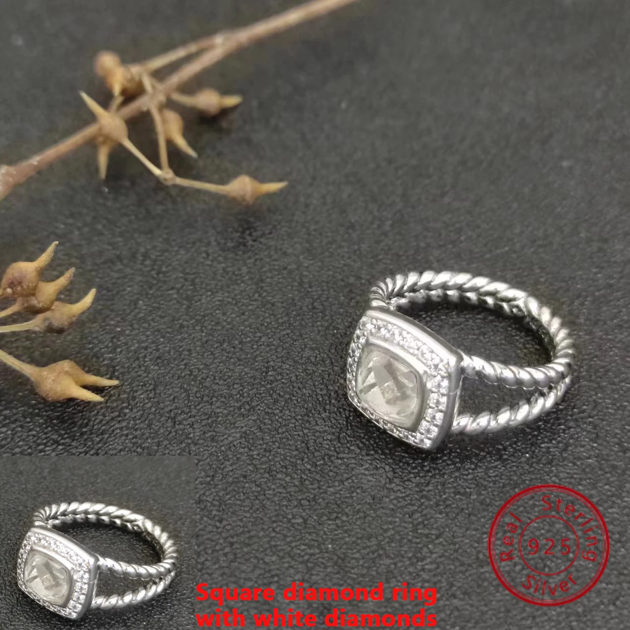 

Будьте модной иконой фотообои с модным кольцом 2024 в новом стиле S925 DY